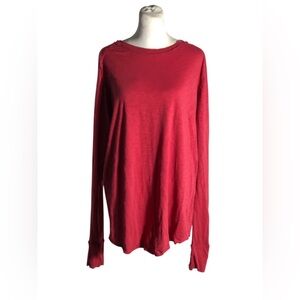 See The Free distressed long sleeve knit tunic Sz Medium